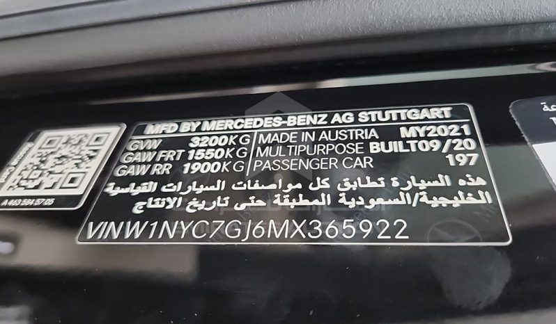 
								2021 Mercedes G 63 full									